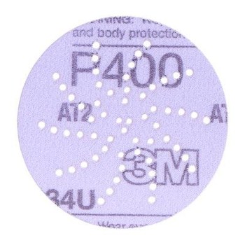 3M Hookit Recubierto Óxido de aluminio Morada Disco de velcro - Óxido de aluminio - 6 pulg. - P800 - Fina - 30760
