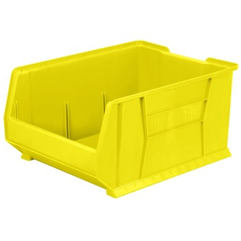 Imagen de Akro-mils Akrobin 300 lb Amarillo Polímero de grado industrial Apilado Contenedor de almacenamiento (Imagen principal del producto)