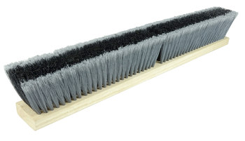 Weiler 421 Cabezal de escoba a presión - 24 pulg. - Poliestireno - Gris, Negro - 44581