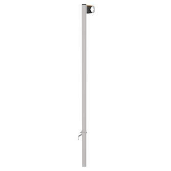 3M DBI-SALA 6100563 Plateado Acero inoxidable Ancla de escalera fija SRL - Longitud 4 pies - 840779-19274