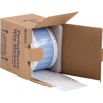 Imágen de Brady Blanco Transferencia térmica PS-250-150-WT-S-3 Manga para impresora de transferencia térmica troquelada (Imagen principal del producto)