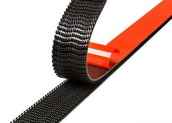 3M Dual Lock SJ3872 Negro Sujetador recerrable - Gancho tipo hongo con 170 vástagos/in² Recuento de tallos - 3/4 pulg. Anchura x 45 yd Longitud - Adhesivo Adhesiva - 97429