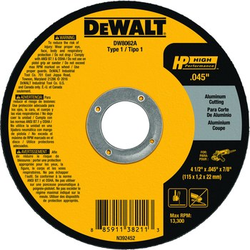 Imágen de DEWALT Rueda de corte 38211 (Imagen principal del producto)