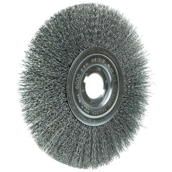 Weiler 01179 Cepillo de rueda - Rizado Acero cerda