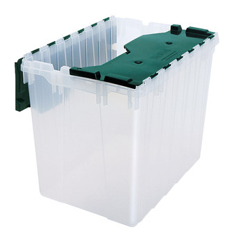 Imagen de Akro-mils 66497CLDGN KeepBox 66497 18 gal Transparente/Verde Polipropileno Contenedor de tapa adjunto (Imagen principal del producto)