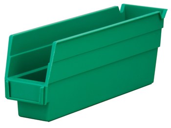 Imagen de Akro-mils 54 cu in Verde Polímero de grado industrial Estante Contenedor de almacenamiento (Imagen principal del producto)