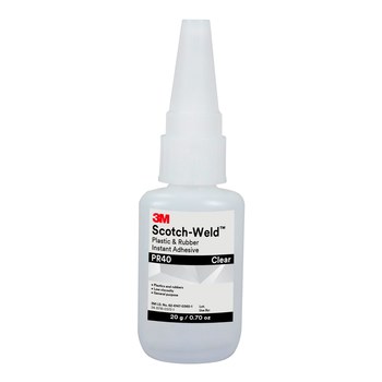 3M Scotch-Weld PR40 Adhesivo de cianoacrilato Transparente Líquido 1 fl. oz Botella - 25204