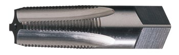 Cle-Line 0462 1/8-27 NPT Gancho mediano Macho cónico de tubería - 4 Flauta(s) - Acabado Brillante - Acero de alta velocidad - Longitud Total 2.125 pulg. - C64214