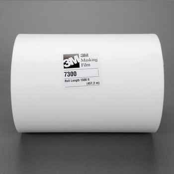 3M 7300 Transparente Película para enmascarar - 36 pulg. Anchura x 1500 pies Longitud - 22839
