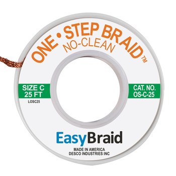 EasyBraid OS-C-25 Trenza Desoldadora - 0.075 pulg. x 25 pies
