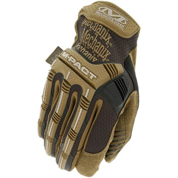 Mechanix Wear M-Pact Marrón Pequeño TPR Guantes de trabajo - 781513-64442
