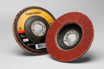 3M Cubitron II Tipo 27 - Grano Cerámico de Precisión - 7 pulg. - 80+ - 64381