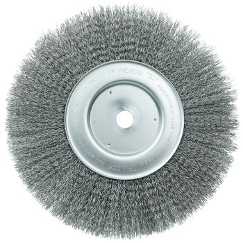 Weiler 01258 Cepillo de rueda - Rizado Acero cerda
