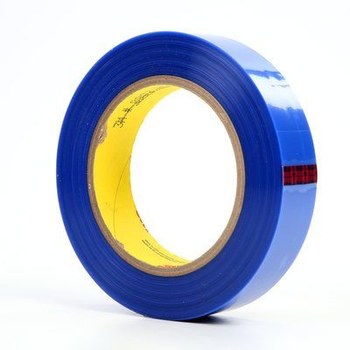 3M 8902 Azul Cinta adhesiva de poliéster - 1 pulg. Anchura x 72 yd Longitud - 92777