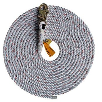 DBI-SALA Cuerda linea de vida 1202742 - 25 pies - Blanco - 07519