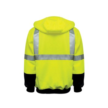 Global Glove Frogwear GLO-HS2 Sudadera de paño con capucha GLO-HS2/2XL - tamaño 2XG - Negro/Amarillo - glo-hs2 2xl