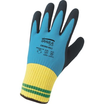 Global Glove Samurai Glove CR399 Azul/Gris Grande Aralene Guantes resistentes a cortes - 816679-01142