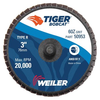 Weiler Bobcat Tipo 29 - Alúmina-zirconia - 3 pulg. - 60 - 50953