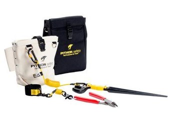 DBI-SALA Fall Protection for Tools Bolsa de herramientas 1500132 - Lienzo de pato - Blanco - 93254