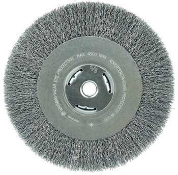 Weiler Wolverine 36206 Cepillo de rueda - Rizado Acero cerda