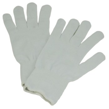 Imágen de West Chester K713S Blanco Grande Algodón/Poliéster Forro de guantes (Imagen principal del producto)