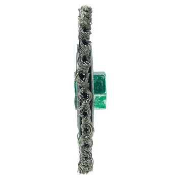Weiler Roughneck 13134 Cepillo de rueda - Anudado - Circular trenzado Acero inoxidable cerda