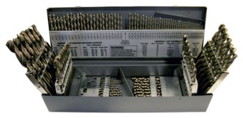 Imágen de Cle-Line 1802 135° Corte de mano derecha Acero De Alta Velocidad M42-Cobalto Del 8% Heavy-Duty Juego de taladro de longitud Jobber C21129 (Imagen principal del producto)