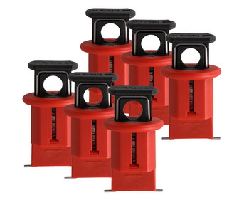 Imágen de Brady Rojo Nailon reforzado con fibra de vidrio Sistema de bloqueo de disyuntor automático (Imagen principal del producto)