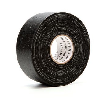 3M Temflex 1755 Negro Cinta aislante - 1 1/2 pulg. x 82 1/2 pies - Grosor 13 mil - 50217