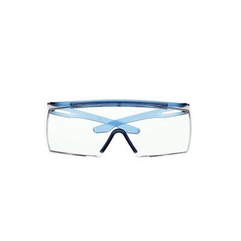 3M SecureFit 3700 Series SF3701SGAF-BLU Policarbonato Gafas de seguridad OTG (sobre el vidrio) lente Transparente + Scotchgard - Sin marco - 051131-27896