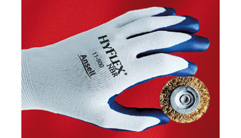 Ansell Hyflex 11-900 Azul/Blanco 11 Tejido Guantes de trabajo - 076490-18252