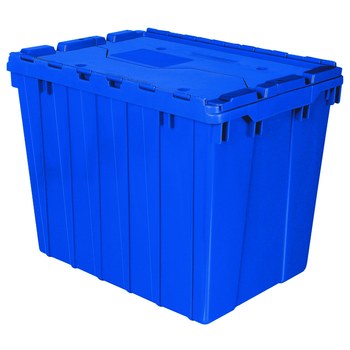 Imagen de Akro-mils 39170 Keepbox 17 gal 100 lb Azul Polímero de grado industrial Contenedor de tapa adjunto (Imagen principal del producto)