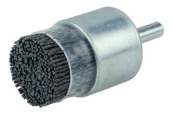 Weiler Burr-Rx Nailon Cepillo de copa - Diámetro 1 pulg. - Diámetro de la cerda 0.055 pulg. - Material de la copa: recubierto - 86097
