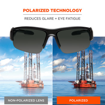 Ergodyne Skullerz Dagr Universal Policarbonato Lentes de seguridad lente Humo - Medio marco - 720476-52031