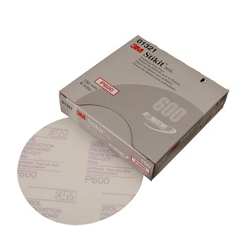 3M Stikit 01321 Discos PSA - 6 pulg. - P600 - Extrafino - Óxido de aluminio