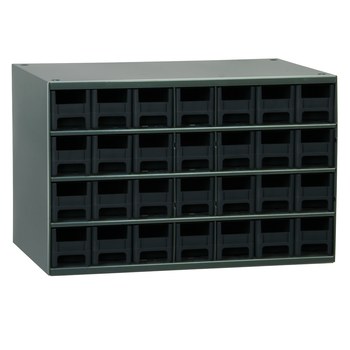 Imagen de Akro-mils 19228 BLACK 19 Negro Revestido en polvo Acero 24 ga Apilable Gabinete versátil para trabajo pesado (Imagen principal del producto)