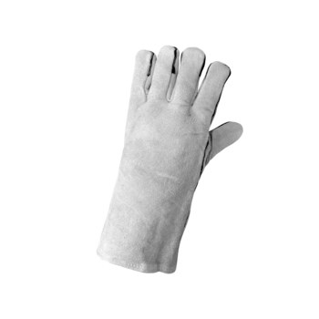 Global Glove 1200GE Gris Grande Cuero Dividir Guante para soldadura - Pulgar tipo ala - 1200ge lg