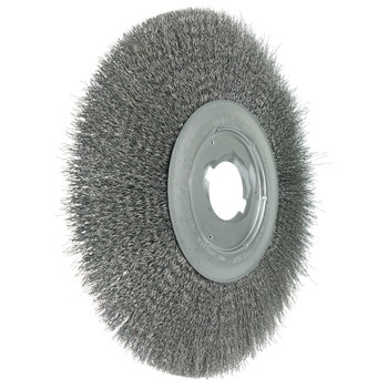Weiler 01329 Cepillo de rueda - Rizado Acero cerda