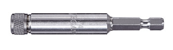Vega Tools 1/4 pulg. Tapón De Rosca Magnético Portabrocas 160MH1CC - Acero inoxidable - 2 3/8 pulg. Longitud - Acero inoxidable acabado - 00353