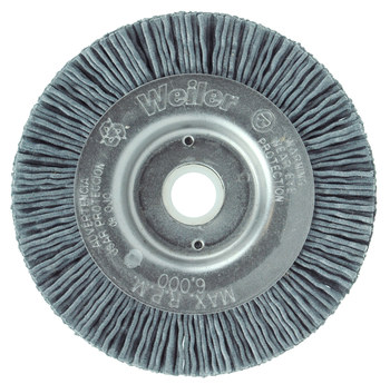 Weiler Nylox 31084 Cepillo de rueda - Rizado redondo Nailon cerda