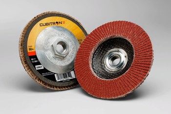3M Cubitron II Tipo 29 - Óxido de aluminio cerámico - 4 1/2 pulg. - 60+ - Mediano - 55621