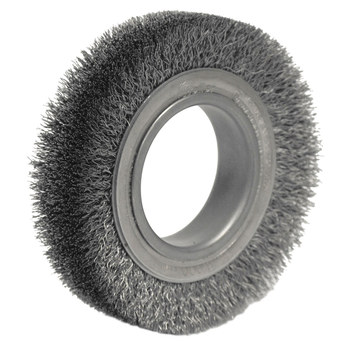 Weiler 06020 Cepillo de rueda - Rizado Acero cerda
