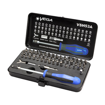 Vega Tools Juego de brocas impulsoras VSH53A - 01003