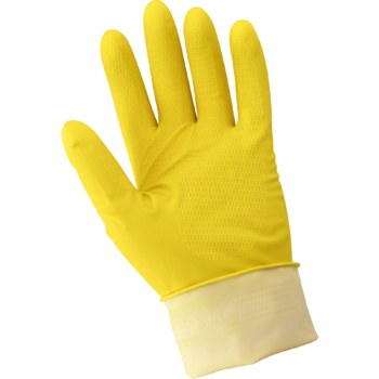 Global Glove 150F-E Amarillo 9 Látex Guantes de trabajo - 150f-e lg