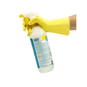 Ansell AlphaTec 87-198 Amarillo 7 Látex No compatible Guante resistente a productos químicos - Longitud 12 pulg. - 076490-85749
