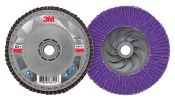 3M Tipo 27 - Grano Cerámico de Precisión - 4 1/2 pulg. - 60+ - 88511