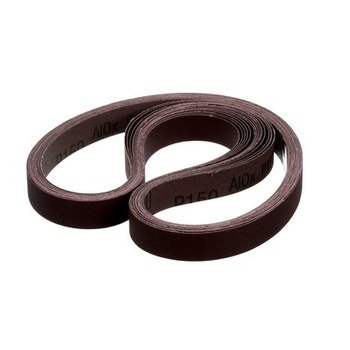 3M Banda de lija 26602 - 1 pulg. x 42 pulg. - Óxido de aluminio - P150 - Muy fino