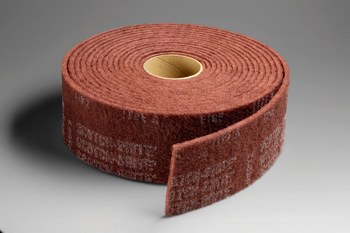3M Scotch-Brite Rollo de lijado 04236 - 8 pulg. x 30 pies - Óxido de aluminio - Mediano