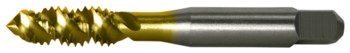 Greenfield Threading SFGP-TN 1/4-20 UNC H3 Alta Hélice Golpecito espiral de la máquina de la flauta - 3 Flauta(s) - Acabado TiN - Acero de alta velocidad - Longitud Total 2.5 pulg. - 367913