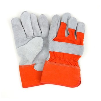 Imágen de Adenna ProWorks GWLPSG1 Gris/Anaranjado Universal Cuero Dividir Cuero vacuno Cuero Guantes de trabajo (Imagen principal del producto)
